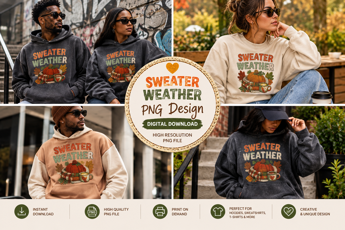 Sweater Weather Png, Preppy Leopard Fall Coffee Sublimation, Cozy Autumn Sweater Latte Shirt, Pumpkin Plaid Fall Png, Digital Download